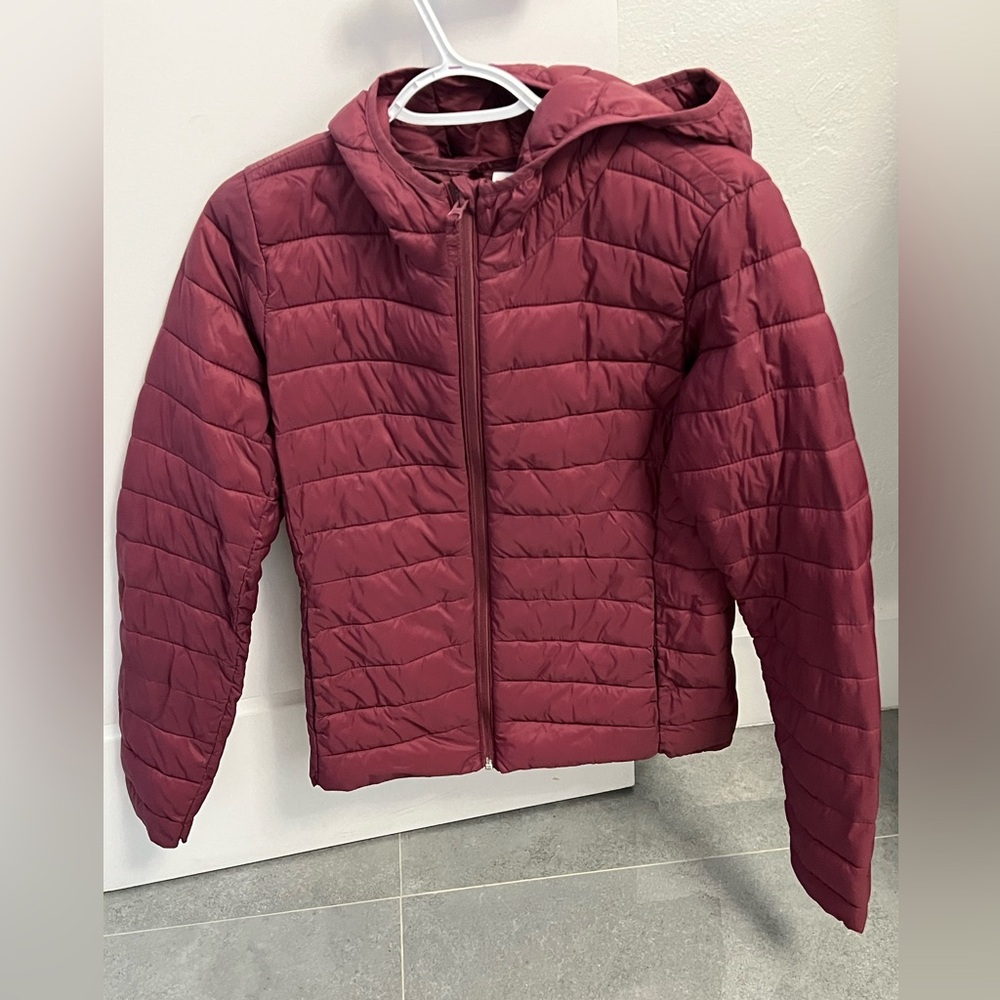 Old Navy Kids Maroon Puffer Jacket